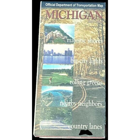 2003 Michigan State Map Official Vintage Travel Ephemera Trip Vacation Highway - Picture 1 of 4